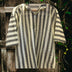 zigzag earth tone woven shirt