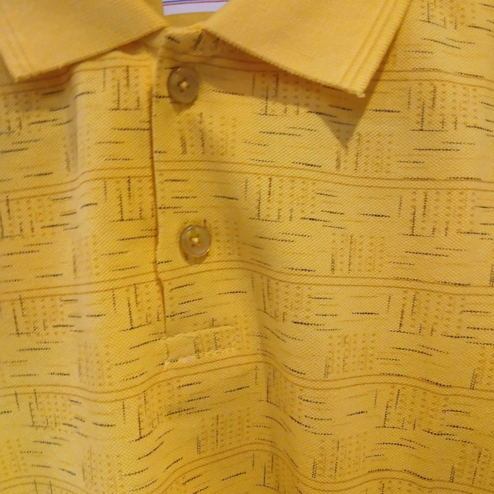 Boys yellow Kids Polo print T-shirt