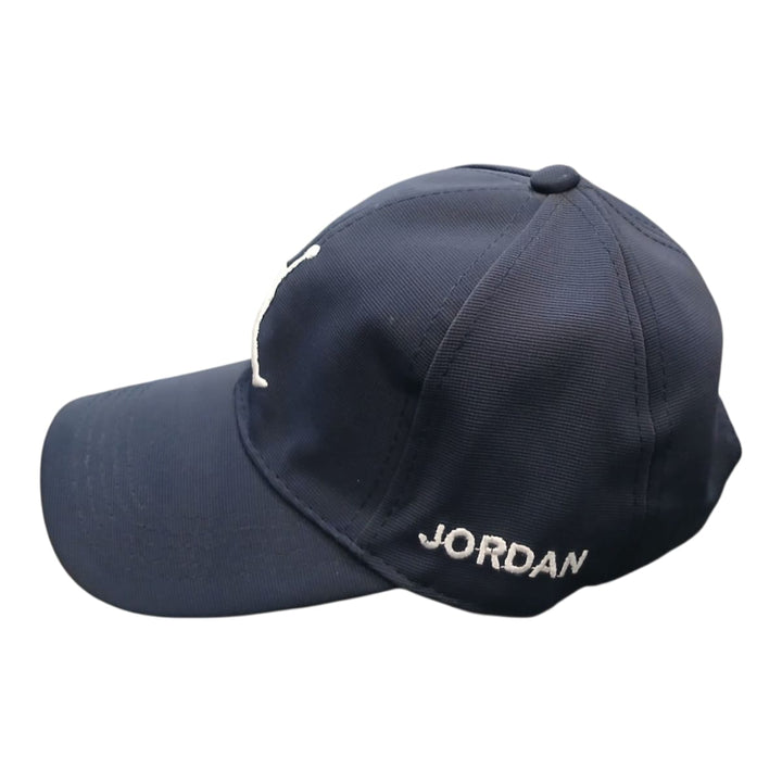 Mens Navy Blue Jump Man Embroidered BaseBall Cap