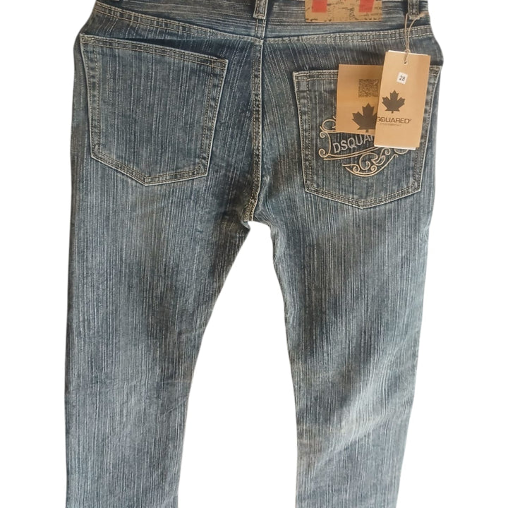 Boys Mid Wash Distressed Denim Jeans