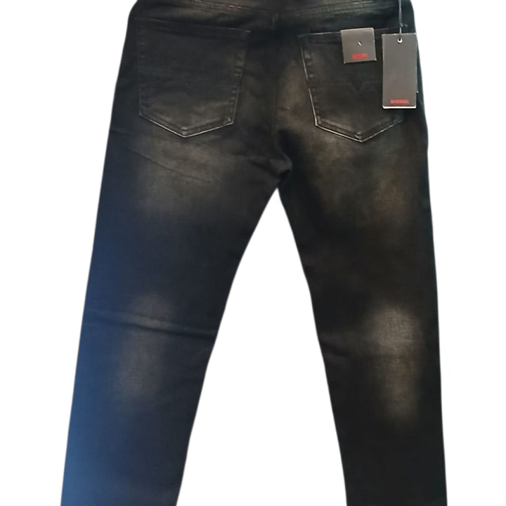 Diesel Boys Black washed Slim Fit Denim Jeans