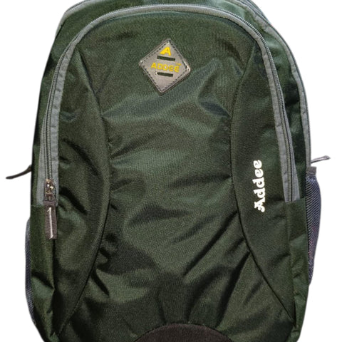 Adee Classic Multipurpose School & Laptop BackPack-DarkGreen