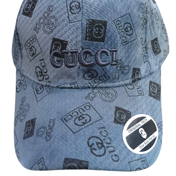 Denim Print Gucci style BaseballCap-Unisex Adjustable Fit
