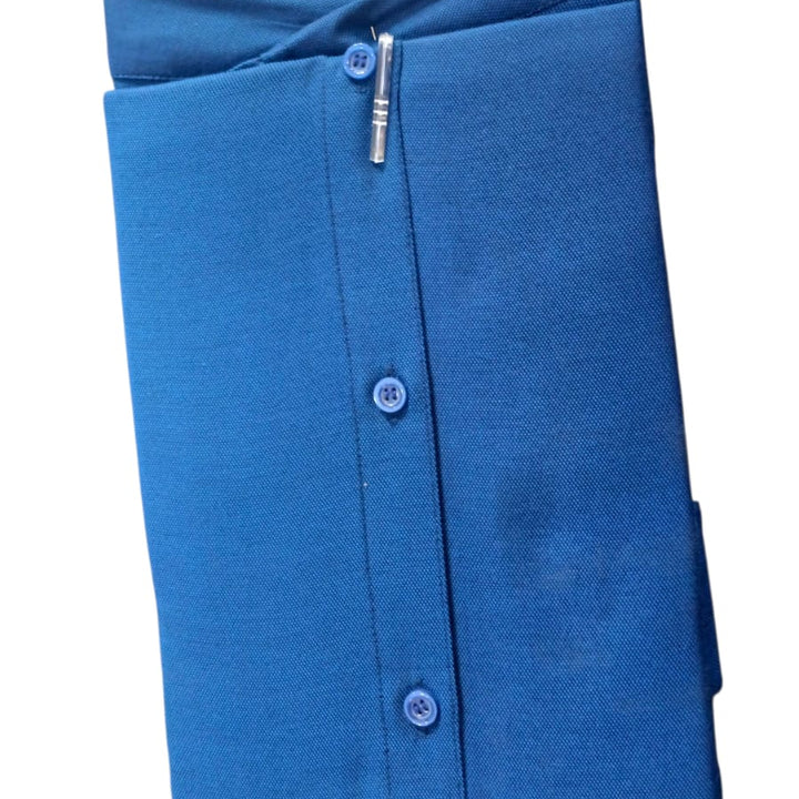 Craving Shirts Mens Formal Blue Classic