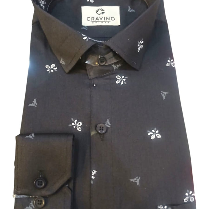 Craving Mens Classic Printed Shirt XXl