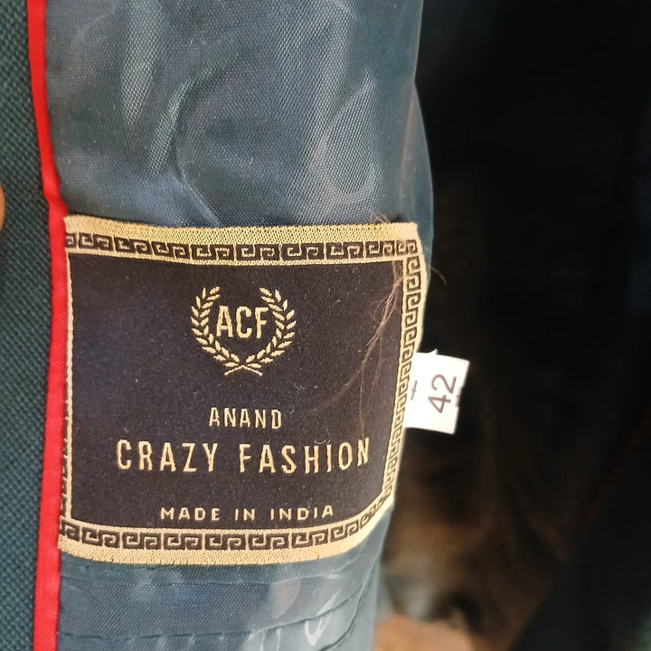 Emerald Green Formal Blazer For men-SlimFit Notch Lapel