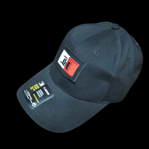 Mens Classic Black BaseBall Cap with Embroidered Logo