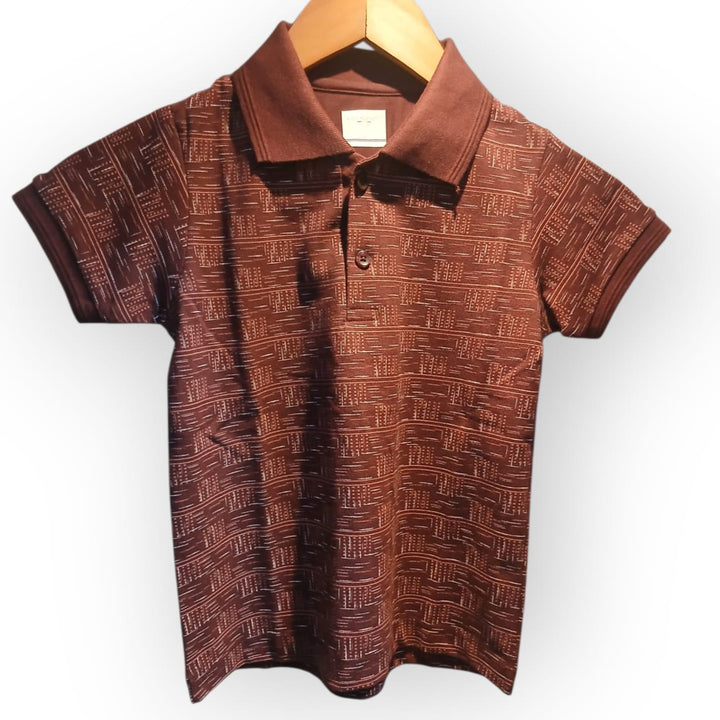 BOYS  POLO PRINT KIDS T_Shirt