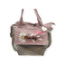 floral print striped shoulder bag-Nice Day Daisy Design