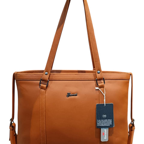 Gumishi Women Stylish Tan Faux Leather shoulder Handbag