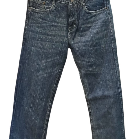 Aj International Mens Dark Wash Straight Fit Jeans