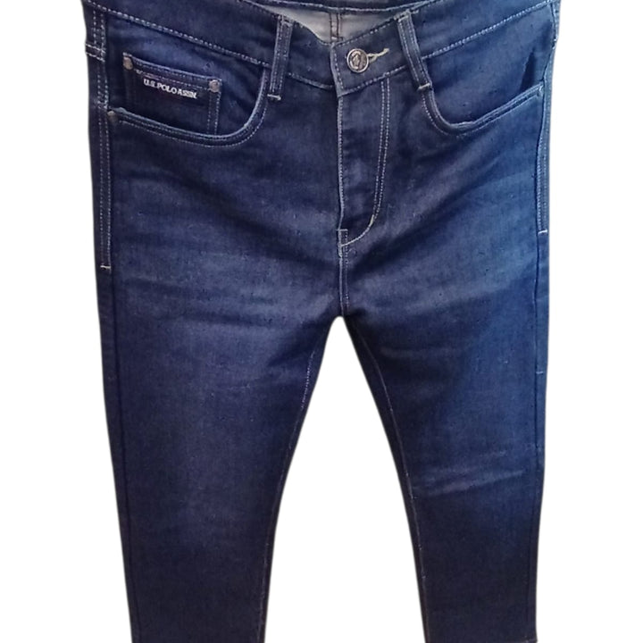 Us Polo Assn Boys Dark Wash Slim Fit Denim Jeans