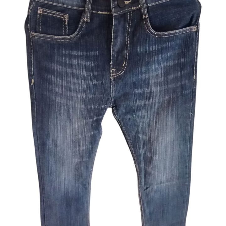Mens blue MidWash Slim Fit Jeans
