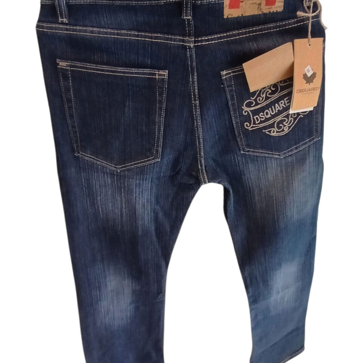 Mens blue MidWash Slim Fit Jeans