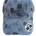 Denim Print Gucci style BaseballCap-Unisex Adjustable Fit
