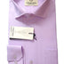 Intaaz Mens Solid Pink Formal Shirt