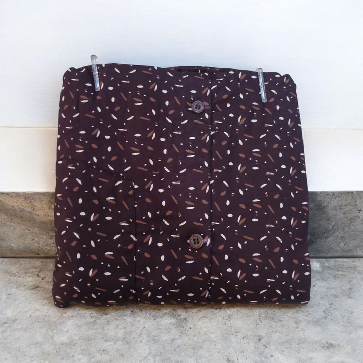 Craving Maroon Printed Slim Fit Casual Shirt For Men