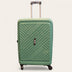 Alfa By VIP Polycarbonate Hard Shell Trolley Luggage-4SWheel Spinner Suitcase Green