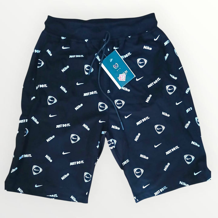 Kids Black Nike Printed Shorts Just Do It Graphic Lounge